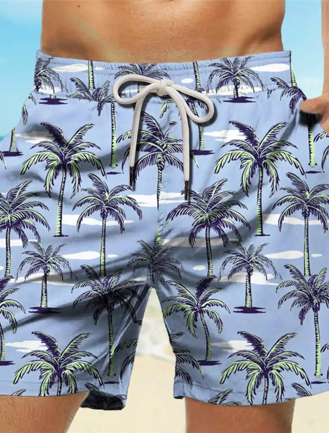 Tropical Palm Tree 3D Printed  - Trunk Breathable Men recensie en prijs