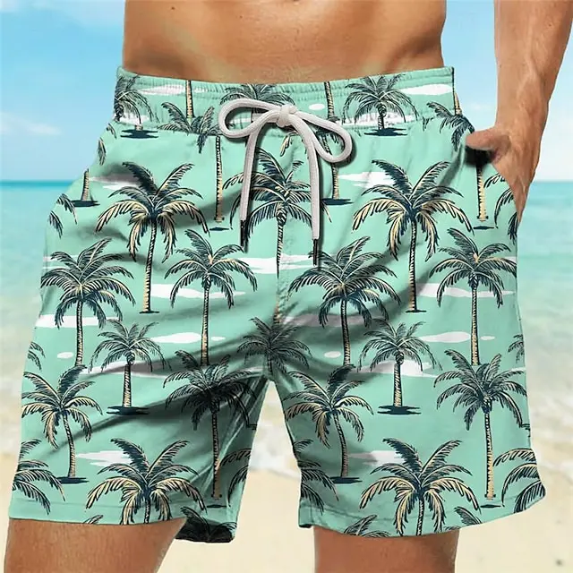 Tropical Palm Tree 3D Printed  - Trunk Breathable Men recensie en prijs
