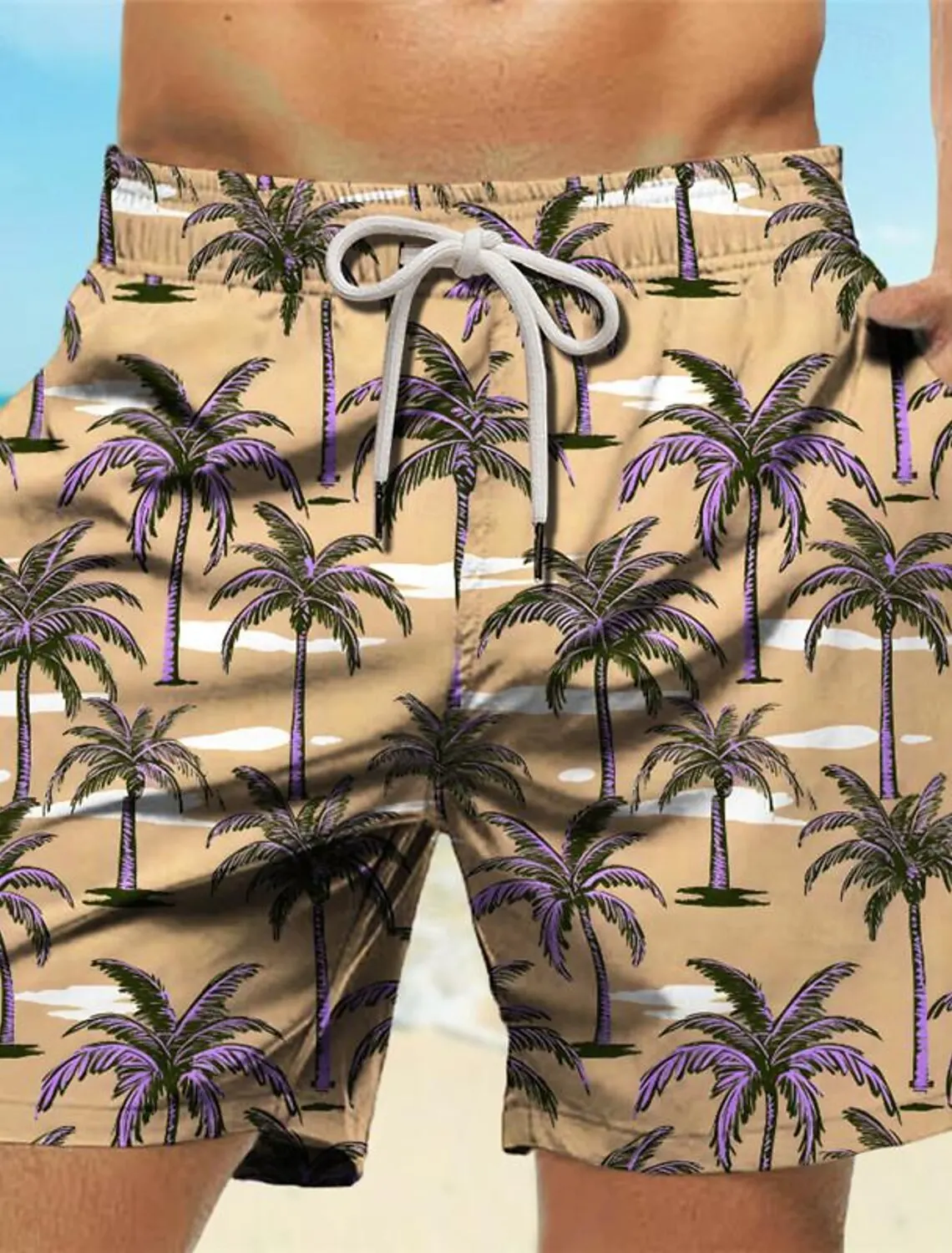 Tropical Palm Tree 3D Printed  - Trunk Breathable Men recensie en prijs