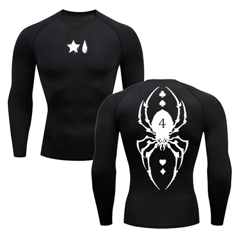 Spider Print Compression Shirt - Base Layer Top recensie en prijs