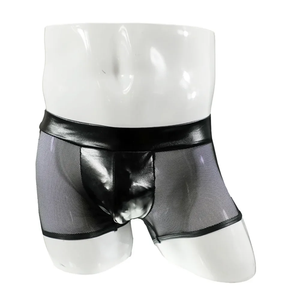 Men Sexy Underwear Faux Leathe - Bamboo Fiber Trunk recensie en prijs