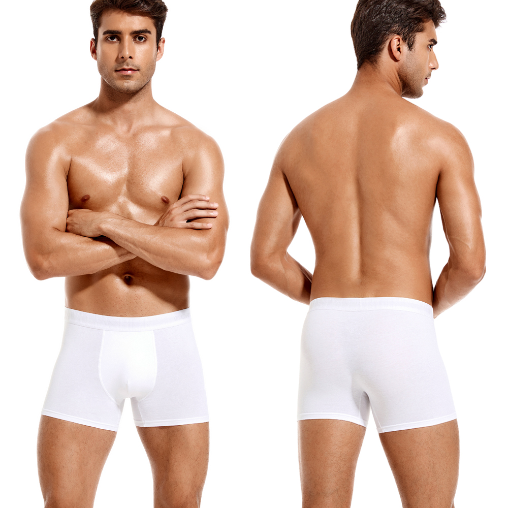 6pcs White Men Panties Cotton  - Boxer Brief Pack Cotton recensie en prijs