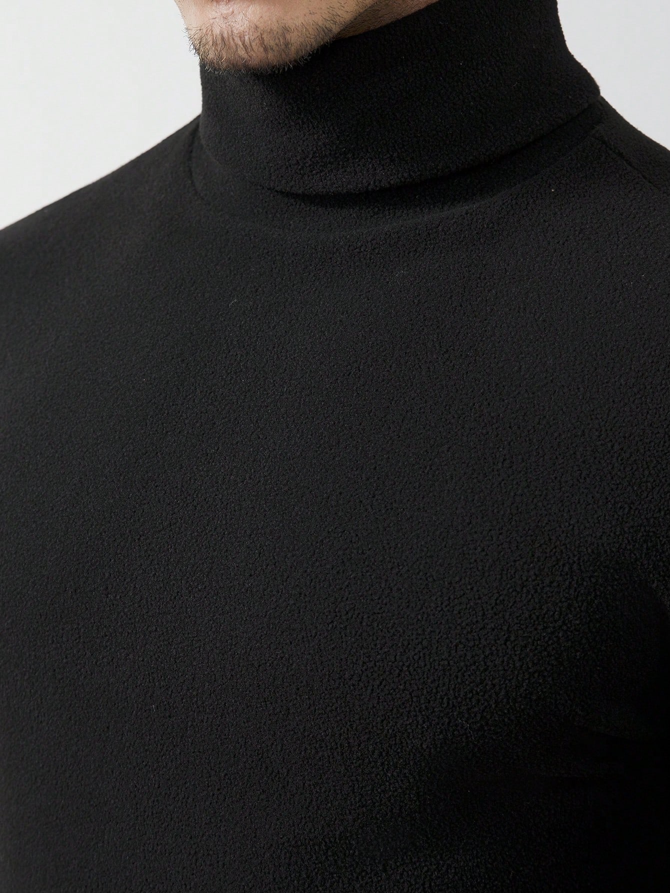 Men's Black High-Neck Long Sle - Base Layer Top recensie en prijs