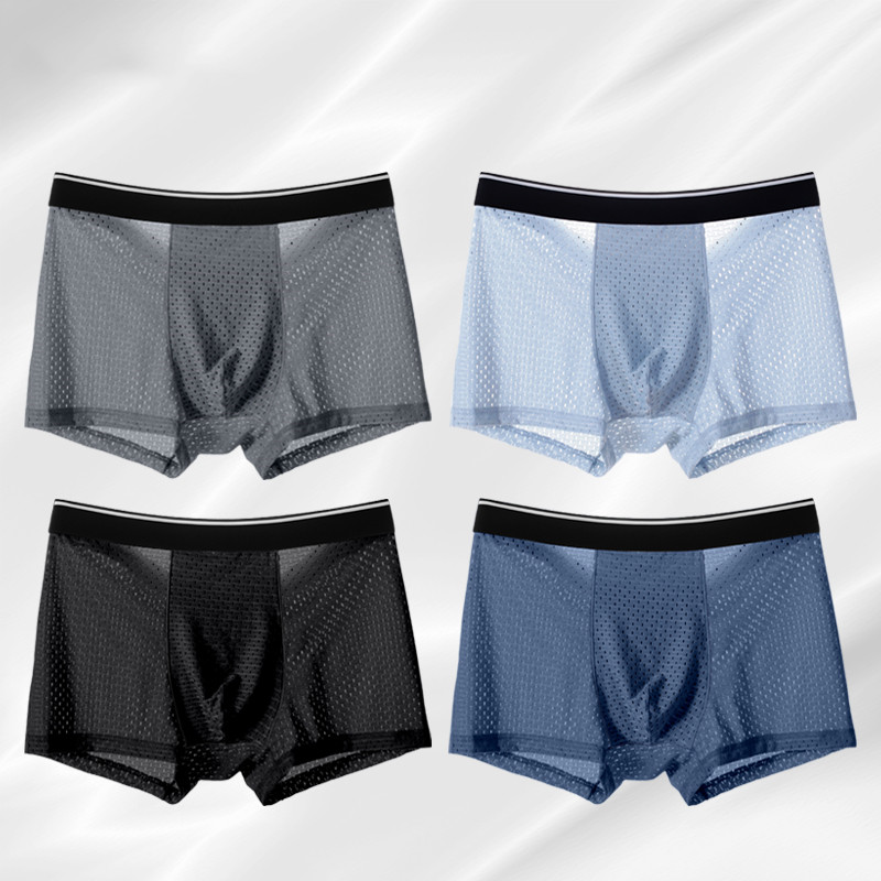 8pcs/Lot Men's Panties Ice Sil - Boxer Shorts Modal recensie en prijs