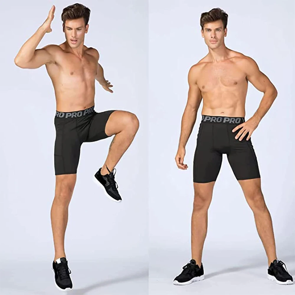 Mens Gym Shorts with Pockets W - Compression Shorts Athletes recensie en prijs