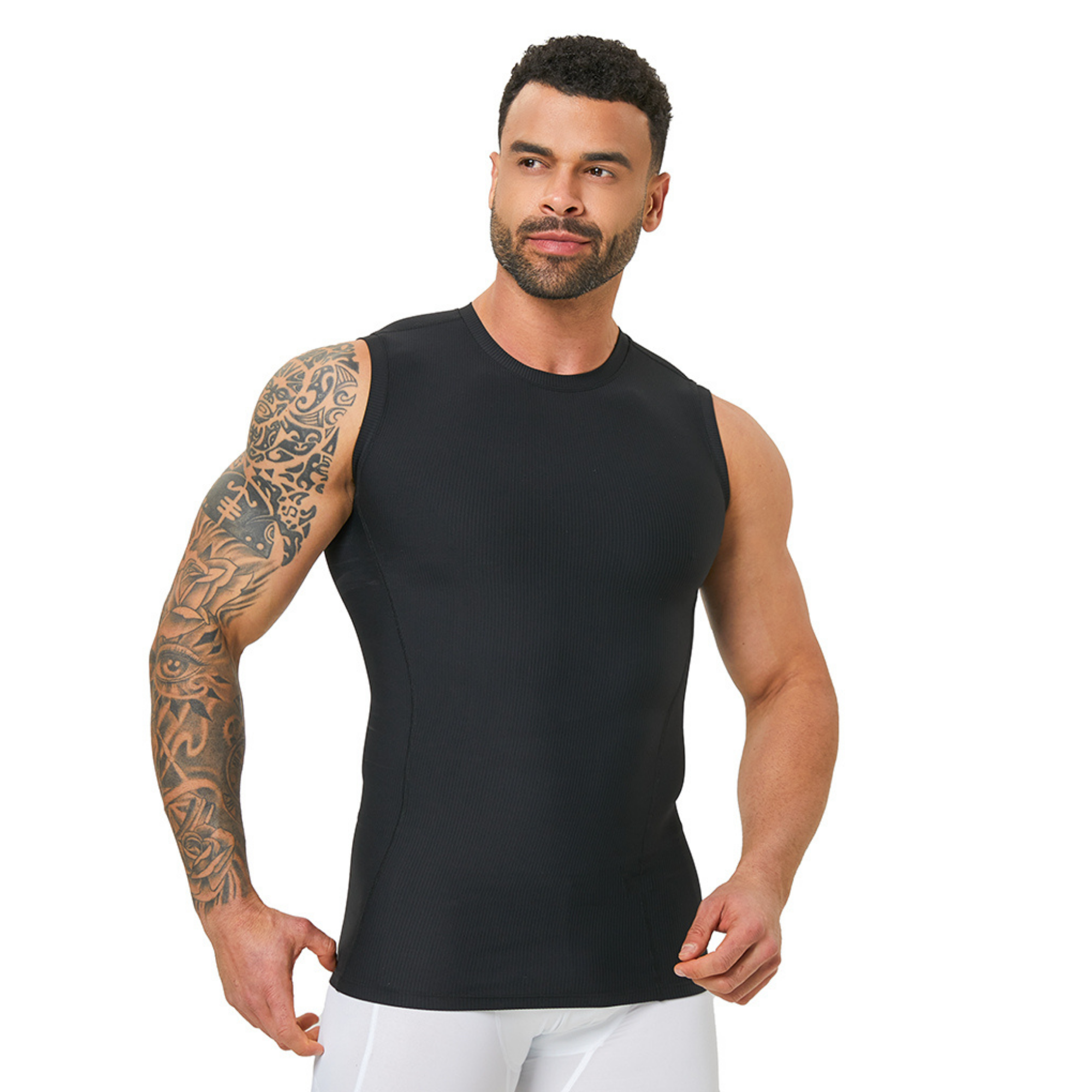 Men's Slim Fit Body Shaping Ve - Tank Top Ribbed recensie en prijs
