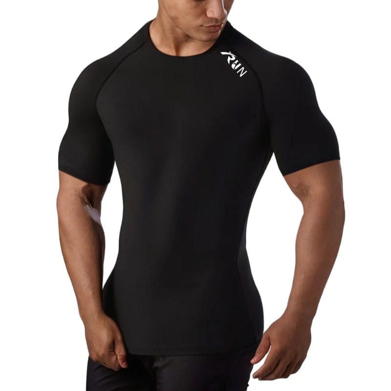 Men Quick Dry Compression Elas - T Shirt Tight Fit recensie en prijs