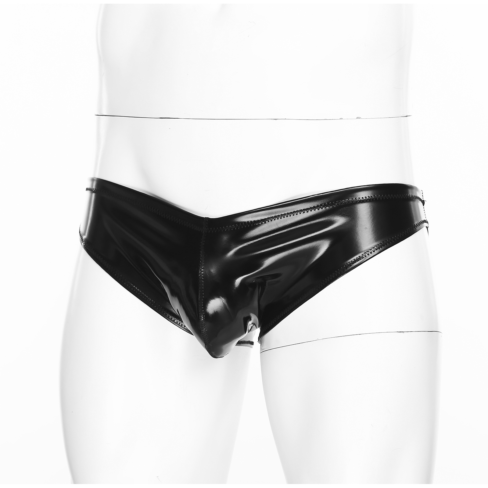 Mens Glossy Latex Briefs Paten - Pouch Boxer Pouch recensie en prijs