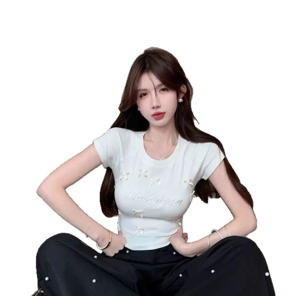 Elegant Slimming Bowknot T Shi - Tank Top Ribbed recensie en prijs