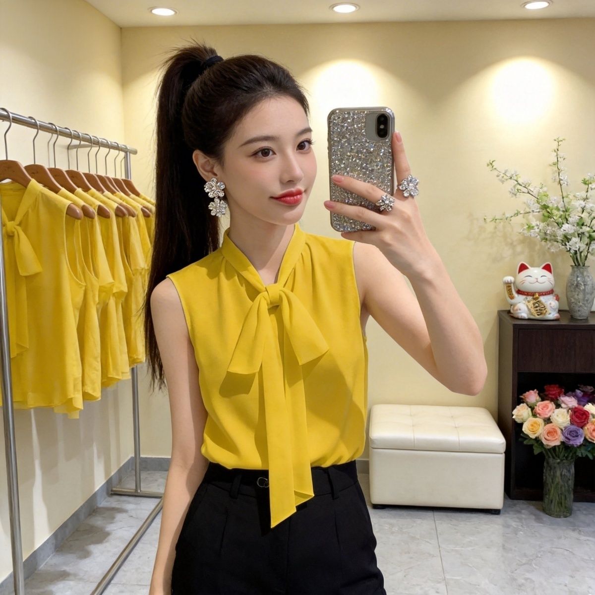 Women's Chiffon Sleeveless Ves - Sleeveless Undershirt recensie en prijs
