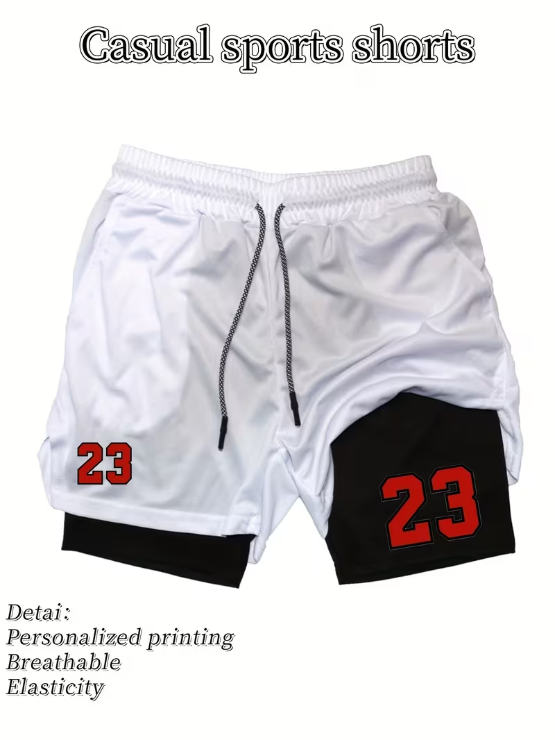 2026 New Men's Quick-Dry Doubl - Compression Shorts Athletes recensie en prijs