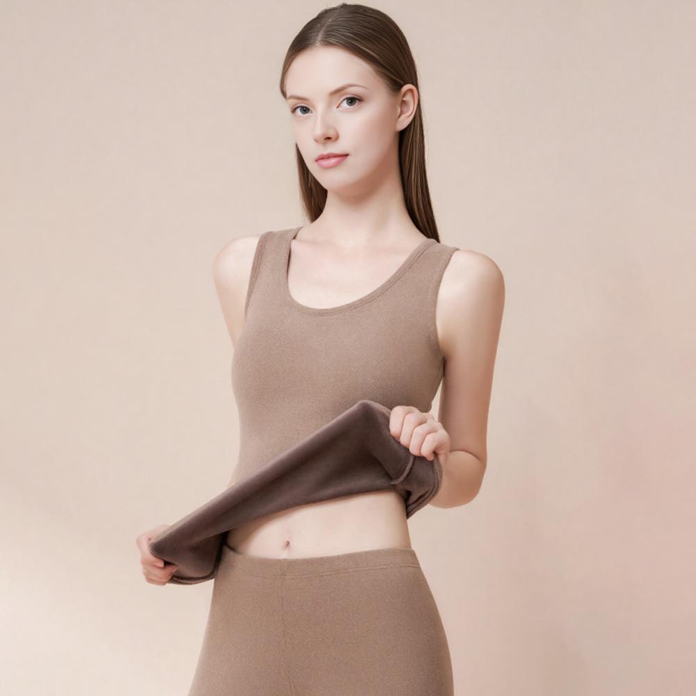 Fleece Lined Women Thermal Tan - Undershirt Crew Neck recensie en prijs
