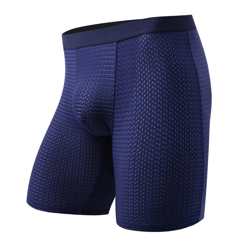 Men's Boxers Shorts Ice Silk M - Long Leg Trunk Men recensie en prijs