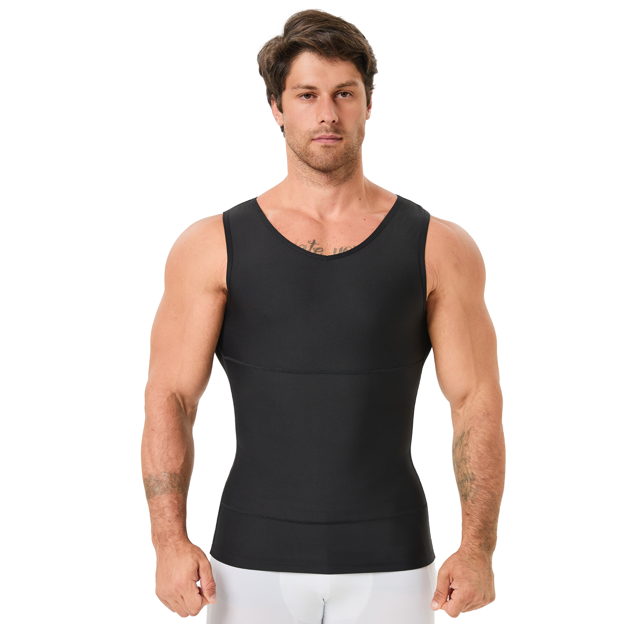 Men's V Neck Compression Shape - Undershirt Crew Neck recensie en prijs