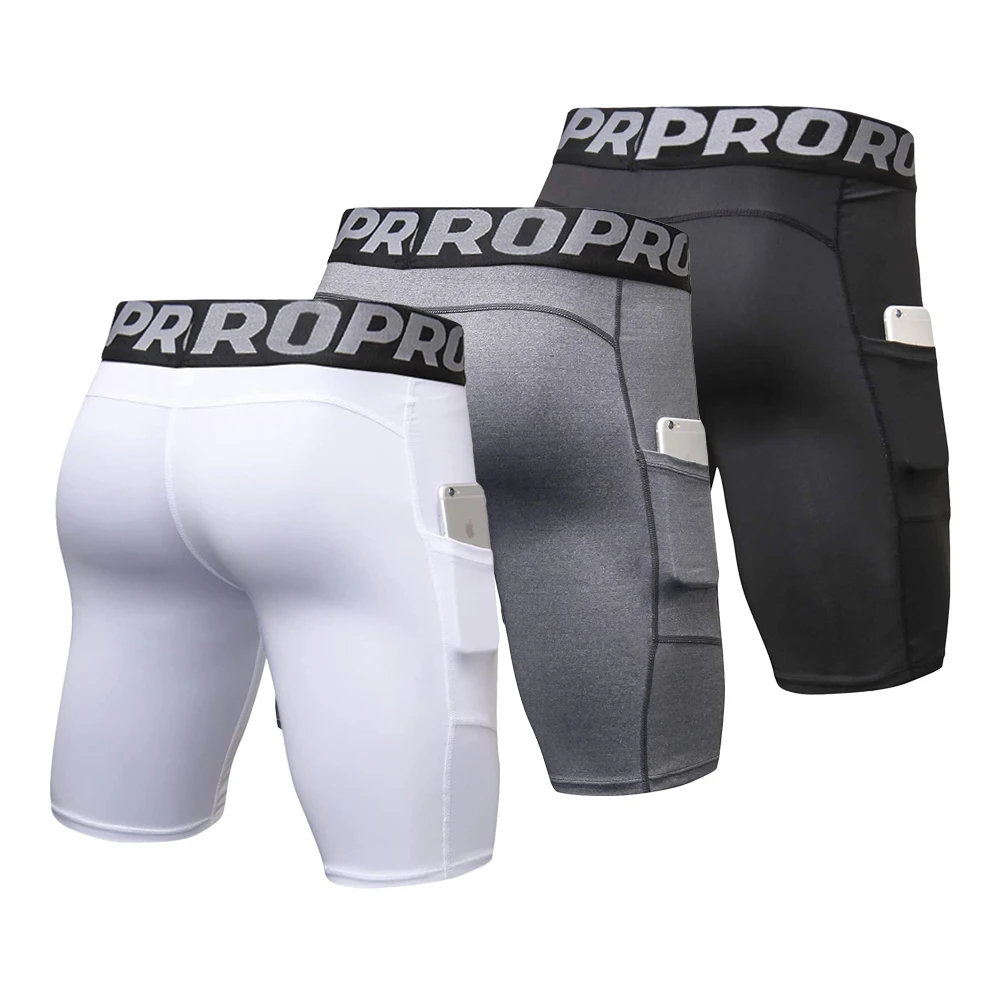 Mens Gym Shorts with Pockets W - Compression Shorts Athletes recensie en prijs