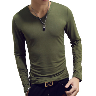 V Neck Mens T Shirts Plain Lon - Undershirt Crew Neck recensie en prijs