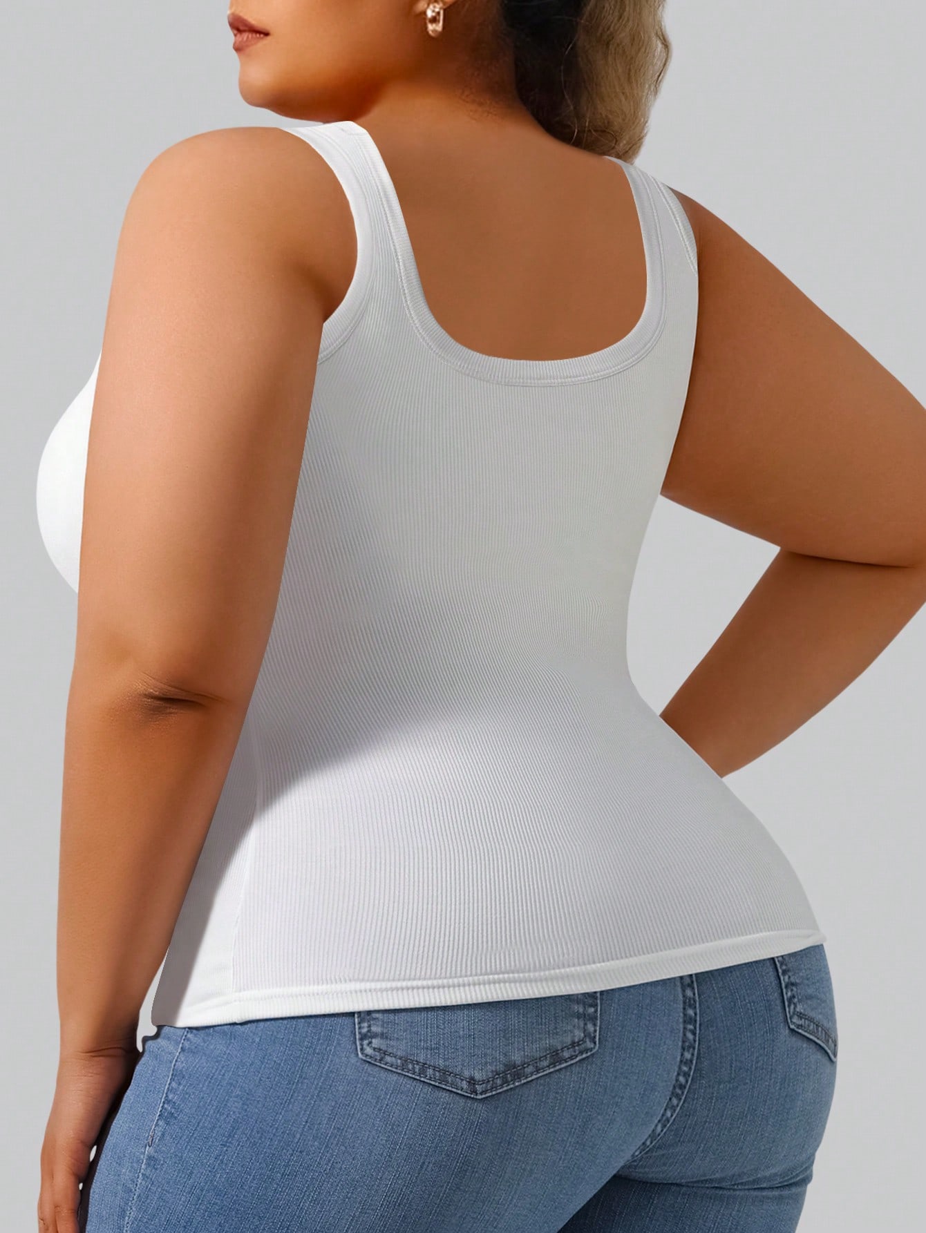 Plus Size Women's Solid Ribbed - Tank Top Ribbed recensie en prijs
