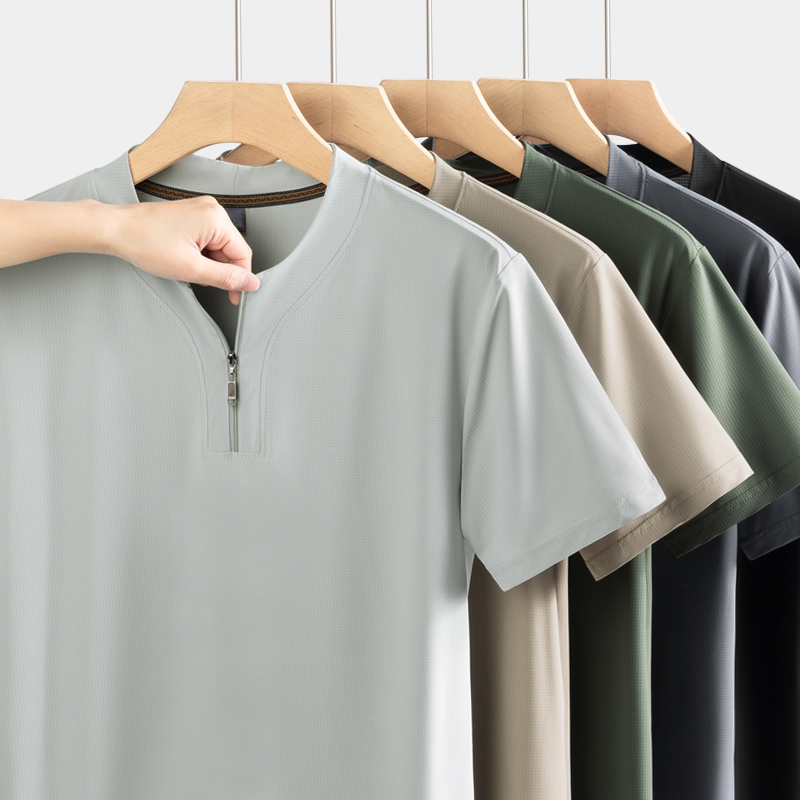 Big Size 9XL Men's Ice Silk He - T Shirt Tight Fit recensie en prijs