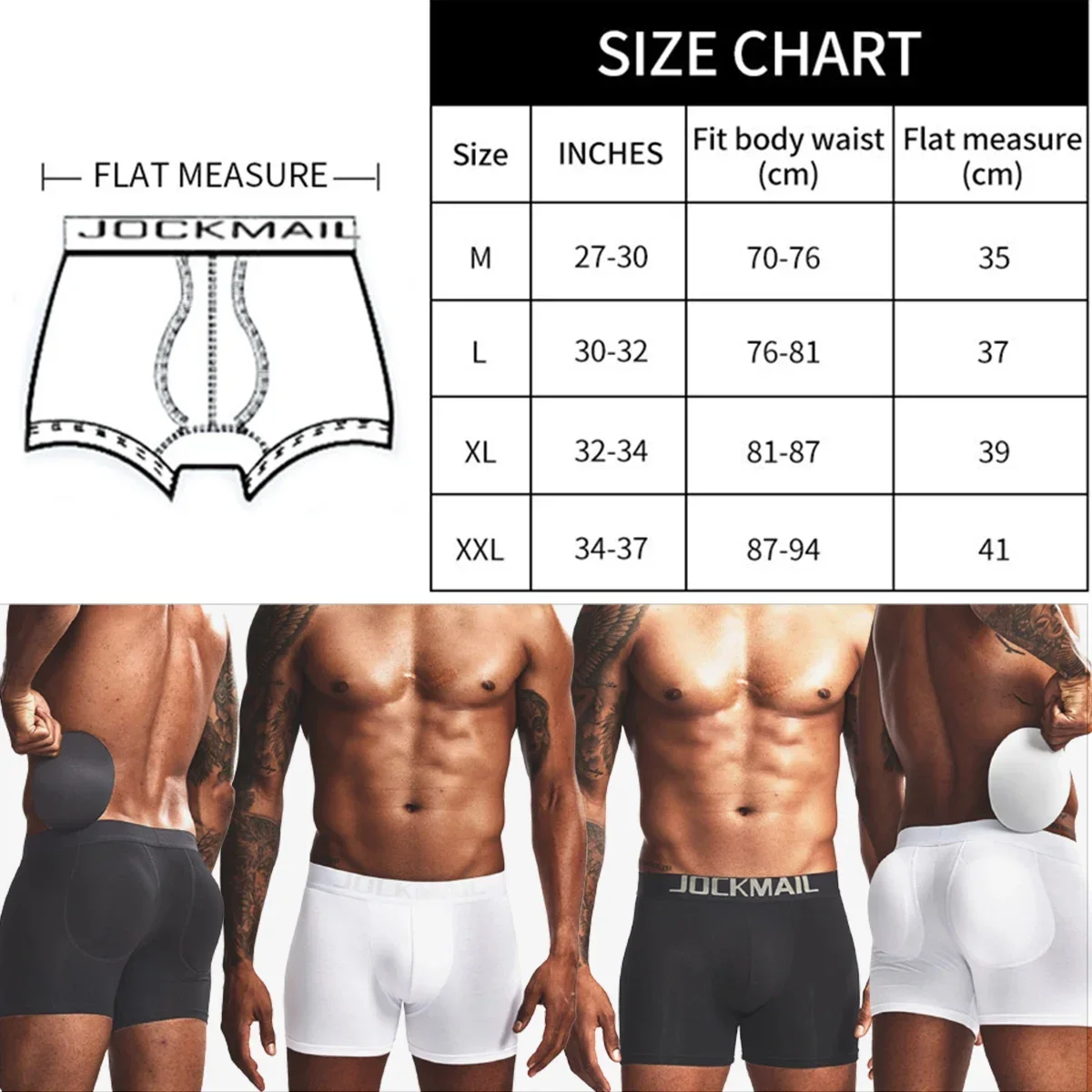 Men Comfortable Cotton Butt Li - Boxer Brief Pack Cotton recensie en prijs