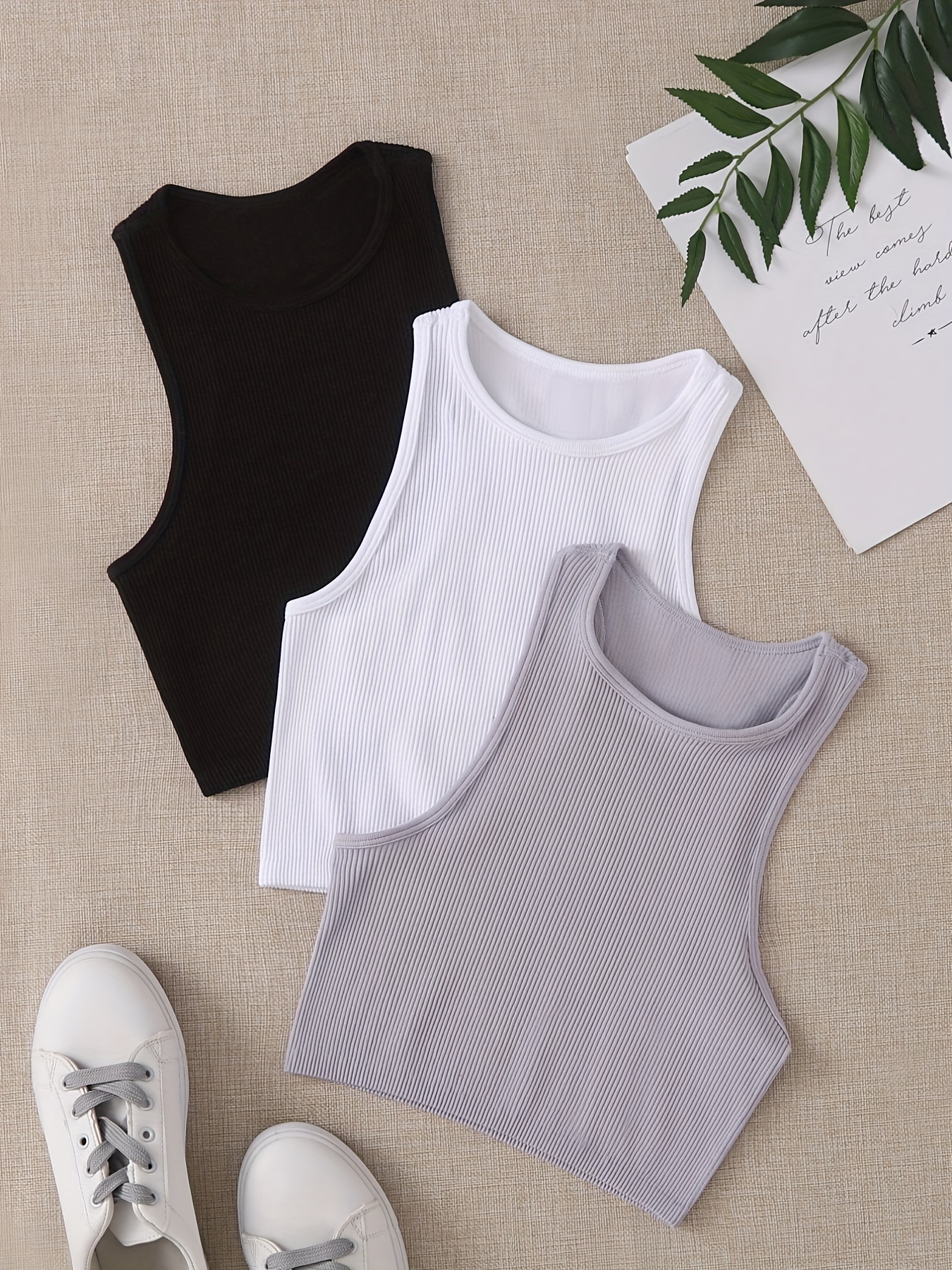 Ribbed Seamless Sports Bra Tan - Tank Top Ribbed recensie en prijs