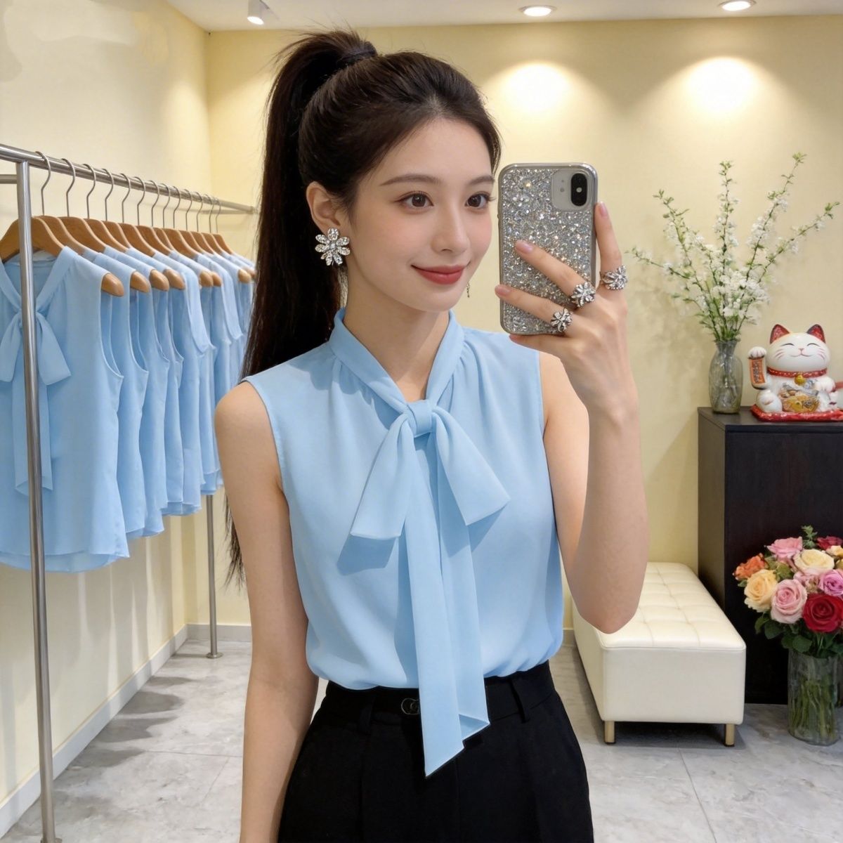Women's Chiffon Sleeveless Ves - Sleeveless Undershirt recensie en prijs