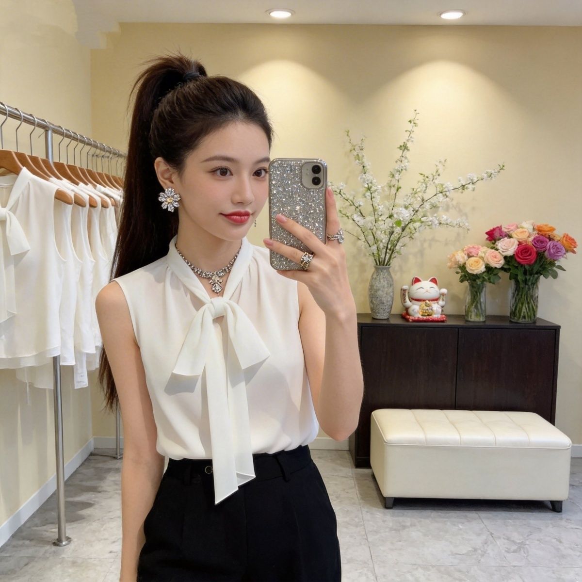 Women's Chiffon Sleeveless Ves - Sleeveless Undershirt recensie en prijs