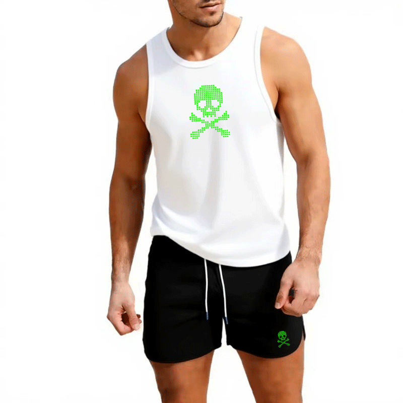 Fitness loose men tank top  sl - Sleeveless Undershirt recensie en prijs