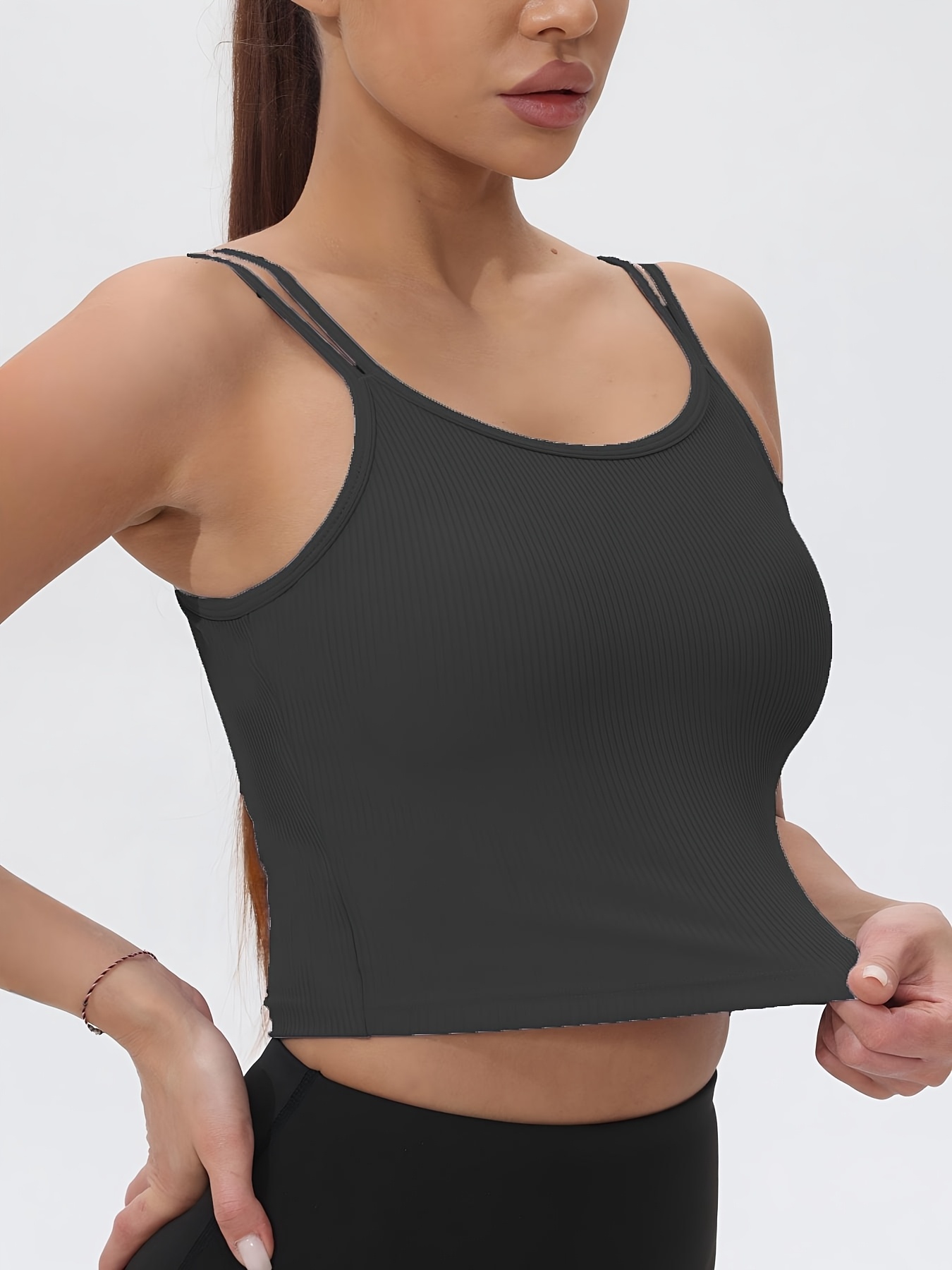 Fitfemme Women's Ribbed Sleeve - Tank Top Ribbed recensie en prijs
